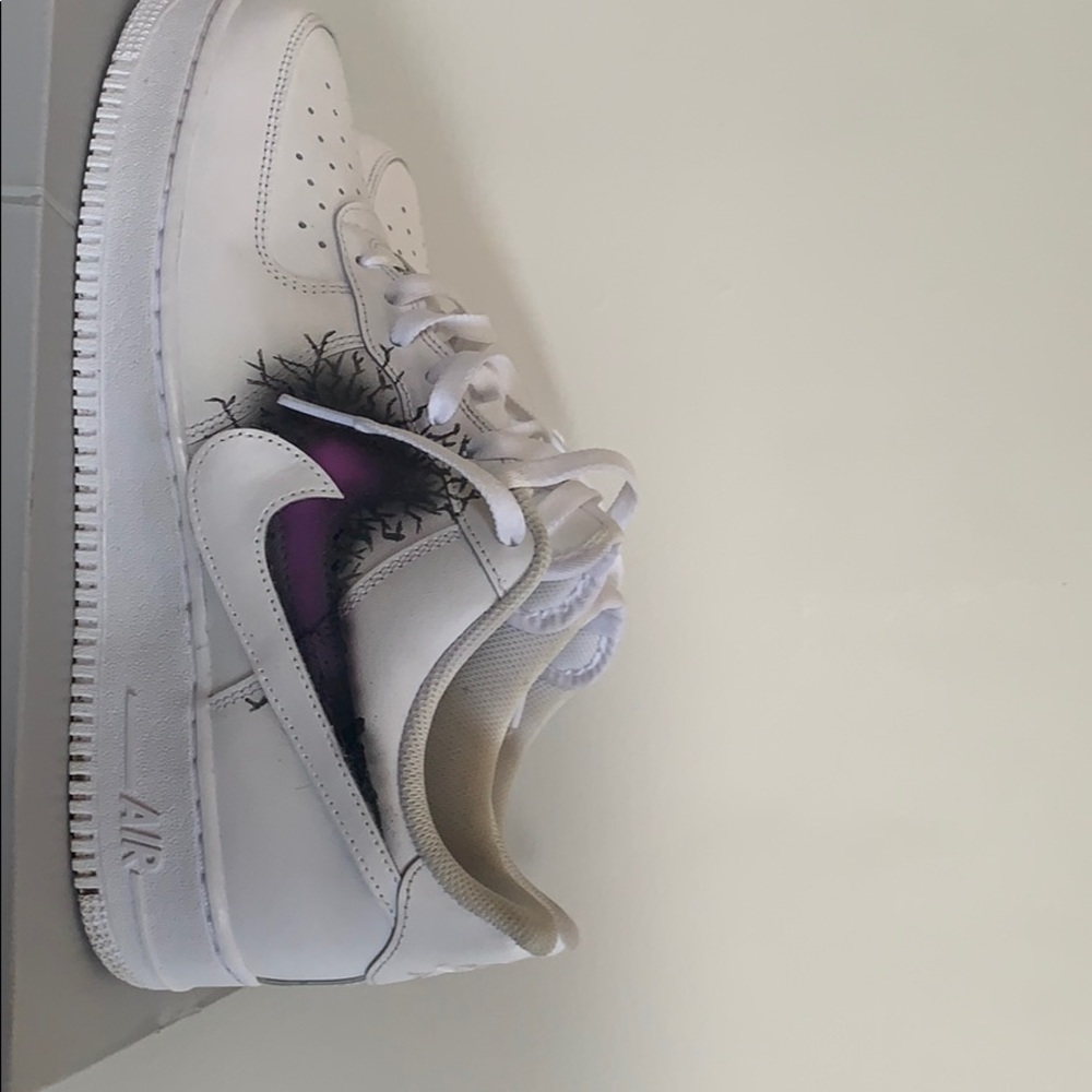 Custom Purple Void Air Force 1